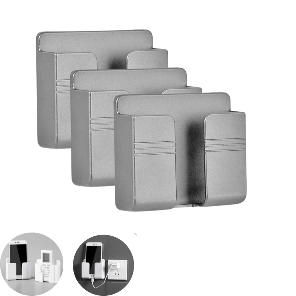 3 Suporte De Parede Para Celular Controle Plástico
