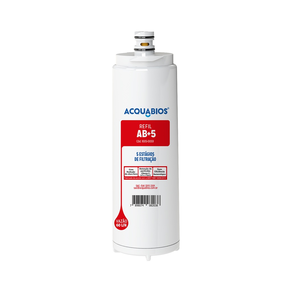REFIL ACQUA AB+5 IBBL PARA PURIFICADOR DE ÁGUA