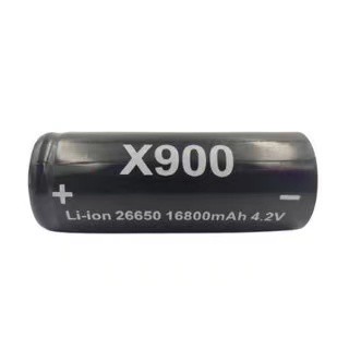 Kit 2 Bateria X900 26650mah 3.7- 4.2 V/ Lanterna Tática Led Recarregável