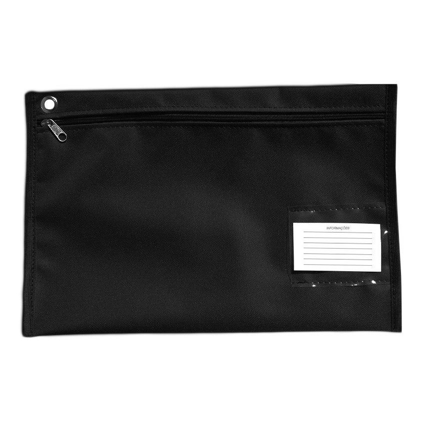 Malote Para caixa e Documentos 26 x 38 cm - 10 unid. preto