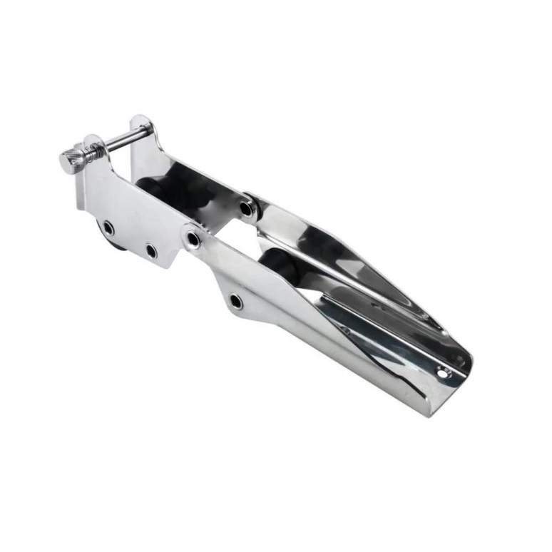 Púlpito Carrinho Proa Lançador Âncora Inox Roldana 33cm