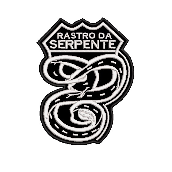 Patch Bordado Viagem Rastro da Serpente - São Paulo- Paraná - Brasil