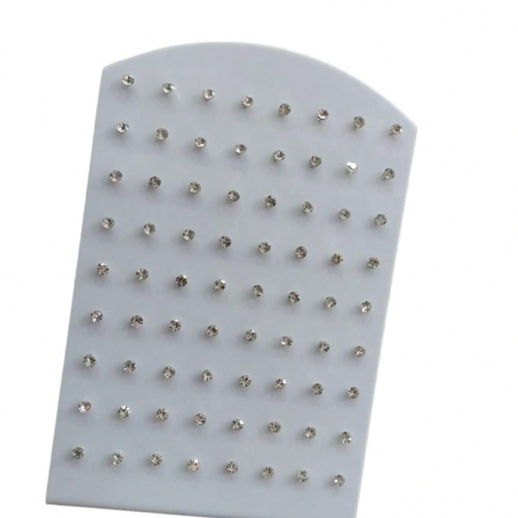 36 Pares De Brincos Unissex  Masculino feminina segundo furo  para revende ponto de Luz em Oferta na Shopee