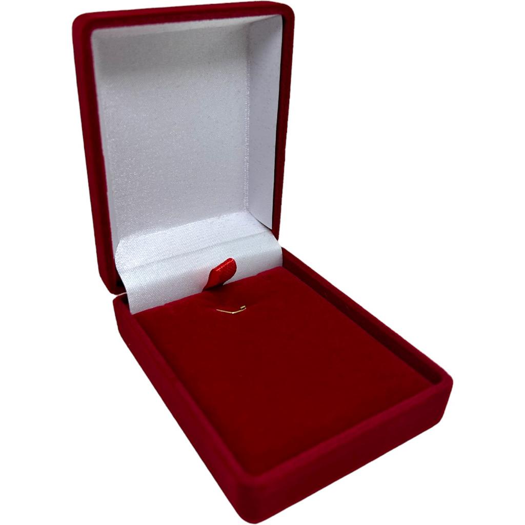 Caixinha Estojo Linha Veludo para Colar, Brinco, Corrente e Pingente 8x6 em Oferta na Shopee