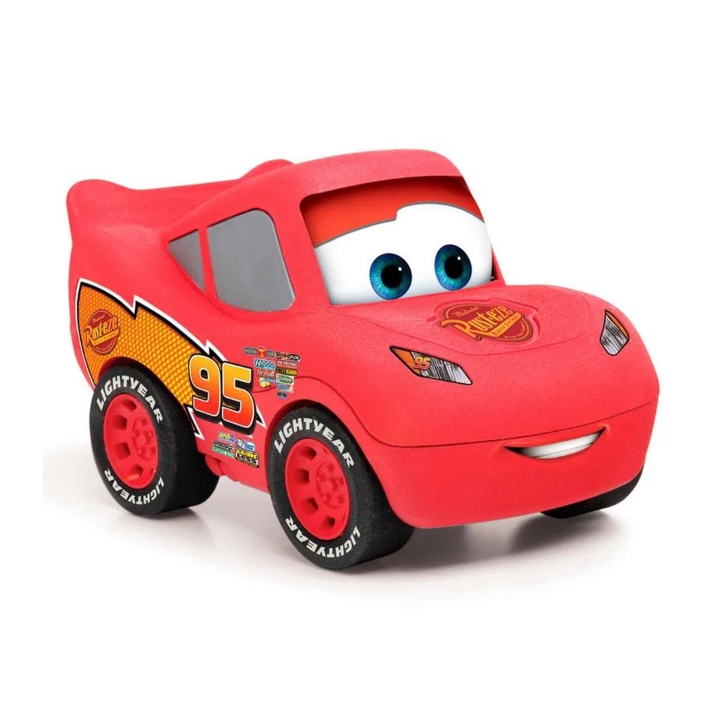 Brinquedo Carrinho Relâmpago Mcqueen Vermelho 18cm Os Olhos Giram e Mudam de Expressão Infantil Elka - 1182 em Oferta na Shopee