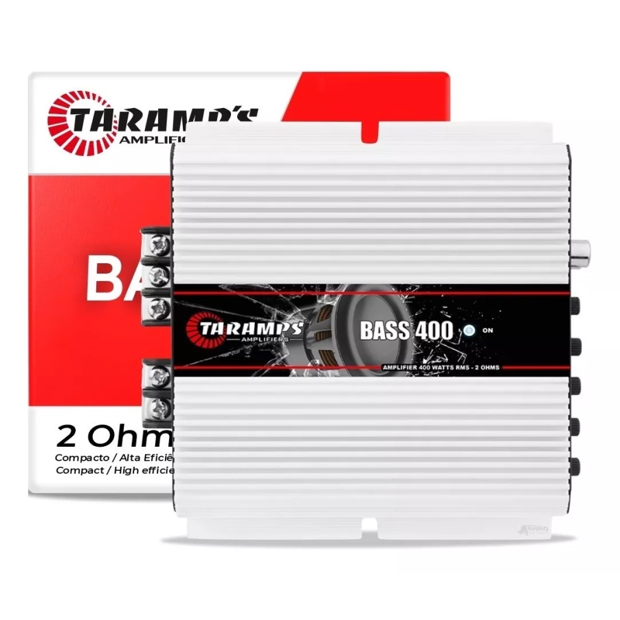 Módulo Amplificador Taramps 400 Watts Bass 400 2 Ohms Classe