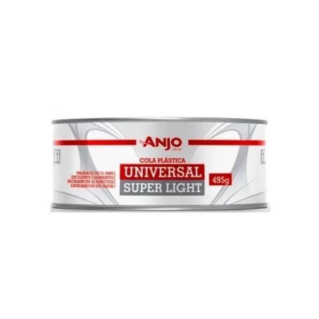 MASSA PLASTICA SUPER LIGHT UNIVERSAL 495g-ONU 1866 RESINA SOLUCAO INFLAMAVEL 3 II ANJO