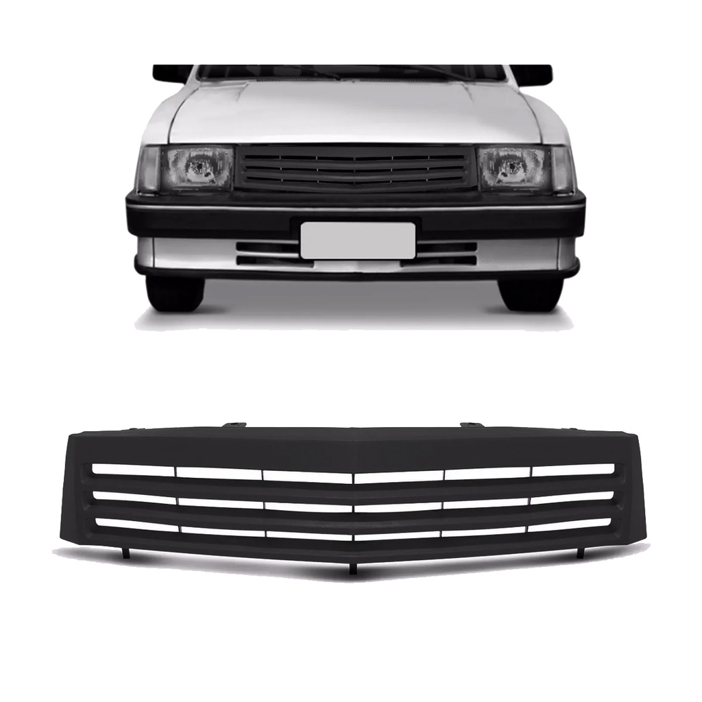 Grade Frontal Radiador Chevette 87 88 89 90 91 92 93 Preta