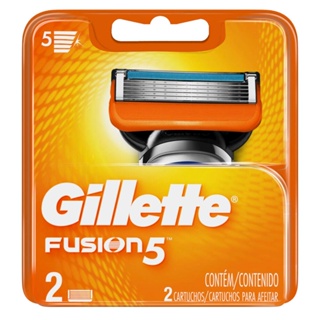 Carga para Aparelho de Barbear Gillette Fusion5 2un em Oferta na Shopee