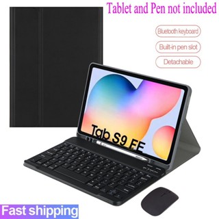 Estojo Para Teclado Galaxy Tab S9 Fe Samsung 11 2023 SM-X510 X516 Sem Fio Bluetooth