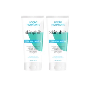 Loção Skinphil Hidratante Pele Seca e Sensível 200ml 2CX