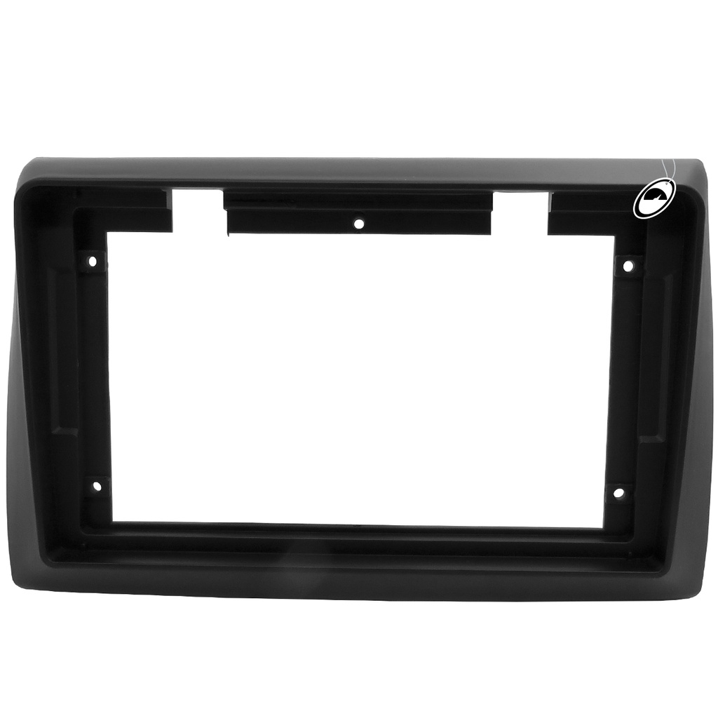 Moldura De Painel 2 Din 9" Polegadas Stilo 2003 à 2011 Preto