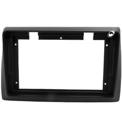 Moldura De Painel 2 Din 9" Polegadas Stilo 2003 à 2011 Preto