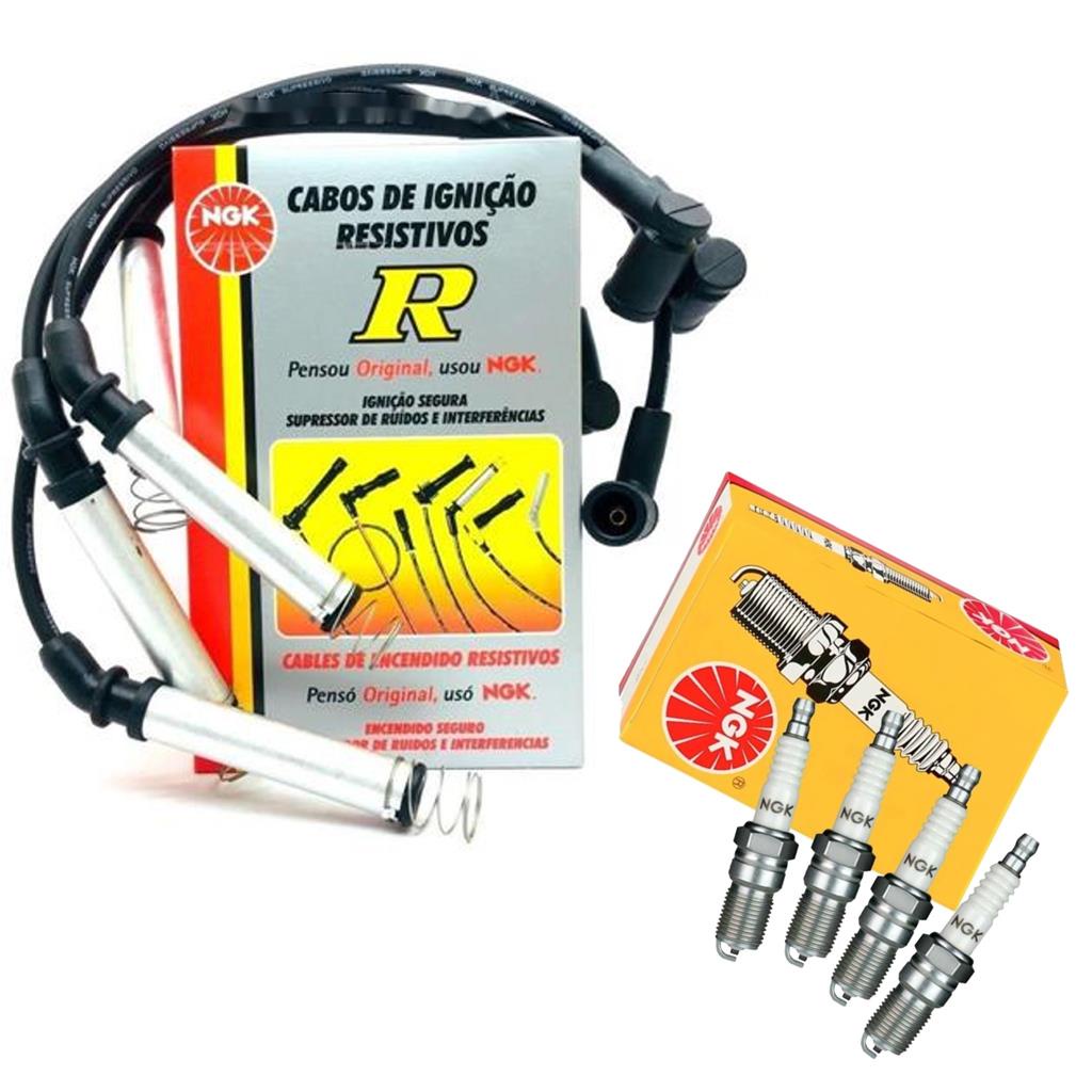 Kit Jogo Cabo E Vela Carro Fiesta 1.0 8v Flex Desde 2008 em Oferta na Shopee
