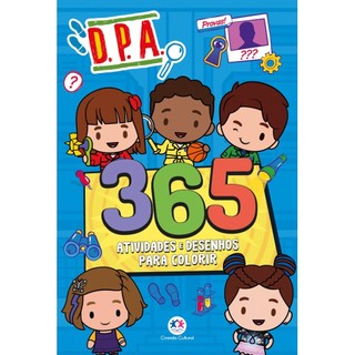 Livro Detetives do Prédio Azul - 365 atividades e desenhos para co em Oferta na Shopee