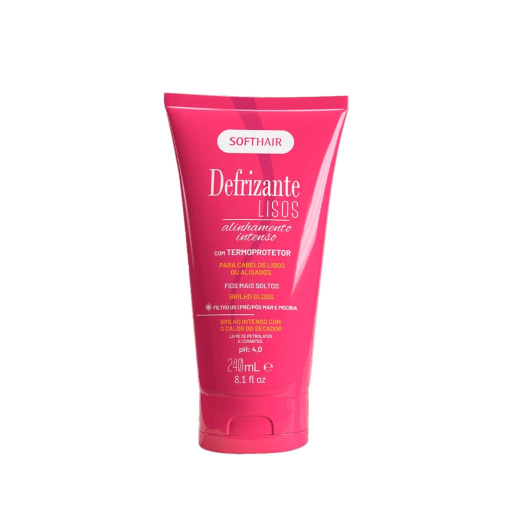 Defrizante Soft Hair Lisos 240ml em Oferta na Shopee