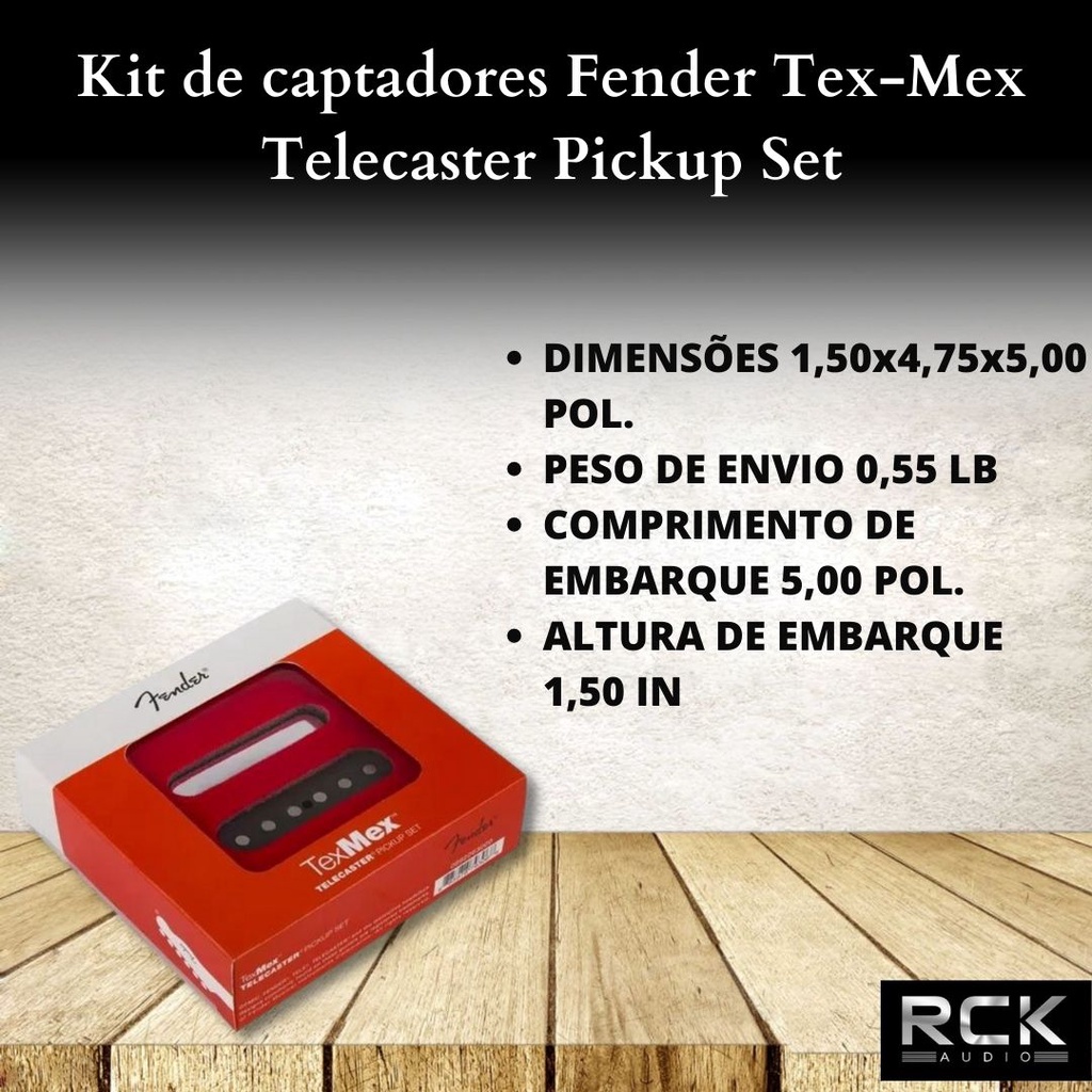Kit de captadores Fender Tex-Mex Telecaster Pickup Set