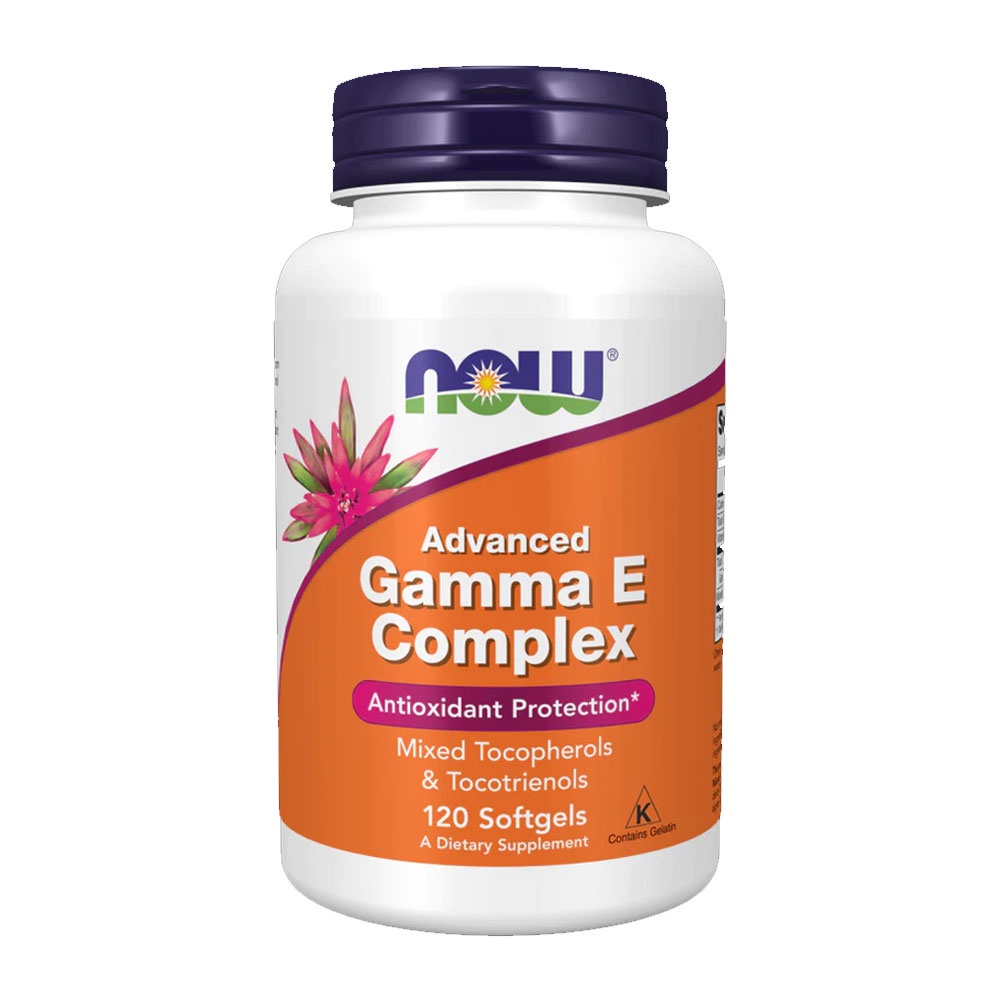 Complexo Gama E Advanced Now Foods 120 Soft Importado