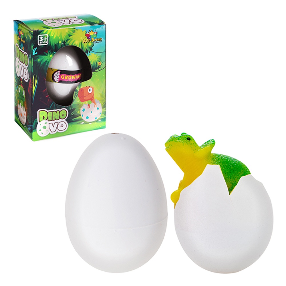 Ovo de Dinossauro Surpresa Brinquedo Infantil Cresce na Água