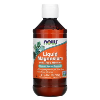 Magnésio Líquido Now Foods Traço Mineral 237ml Importado em Oferta na Shopee
