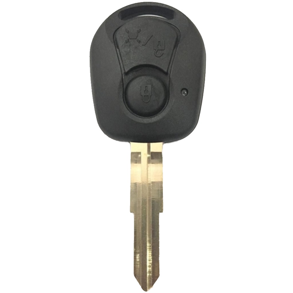 Carcaça Capa Chave 2 Botões Ssangyong Modelo Original Kyron Actyon + Logo Emblema Lamina Virgem