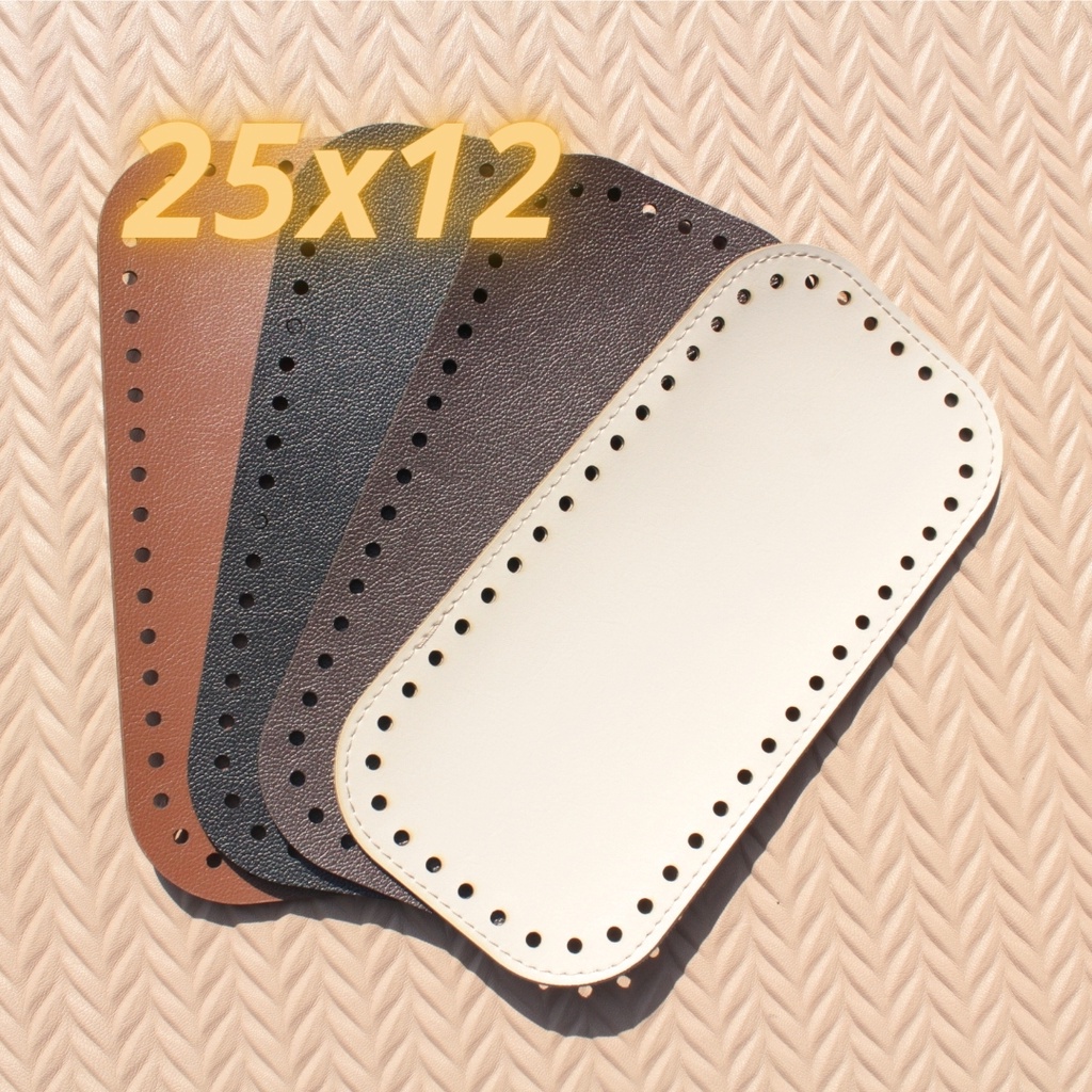 Combo de 3 Fundos/Base para Bolsas de Crochê 25x12cm em Oferta na Shopee