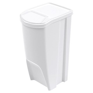 Lixeira Empilhável 45 L Branco Plasútil em Oferta na Shopee