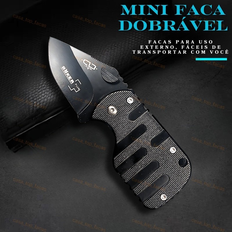 Mini Canivete Dobravel Boker Plus Cabo G10 Multifuncional Edc CJ-63