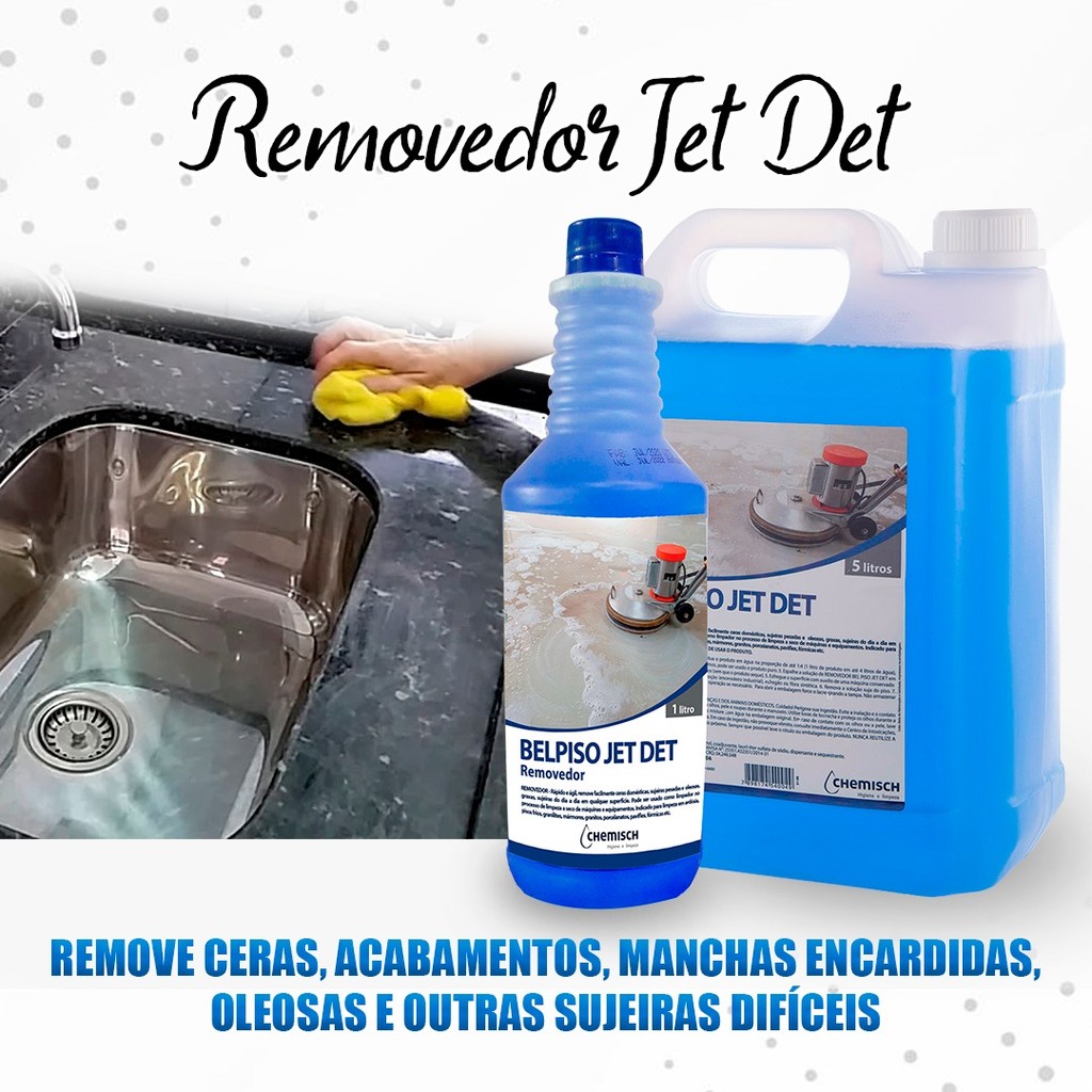 Limpa Pias Granito Mármore Jet Det Removedor 1L P/ Sujeiras