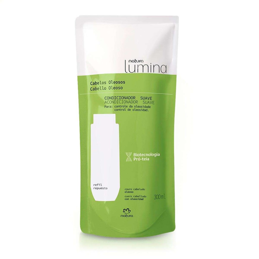 Refil Condicionador Suave para Cabelos Oleosos Lumina