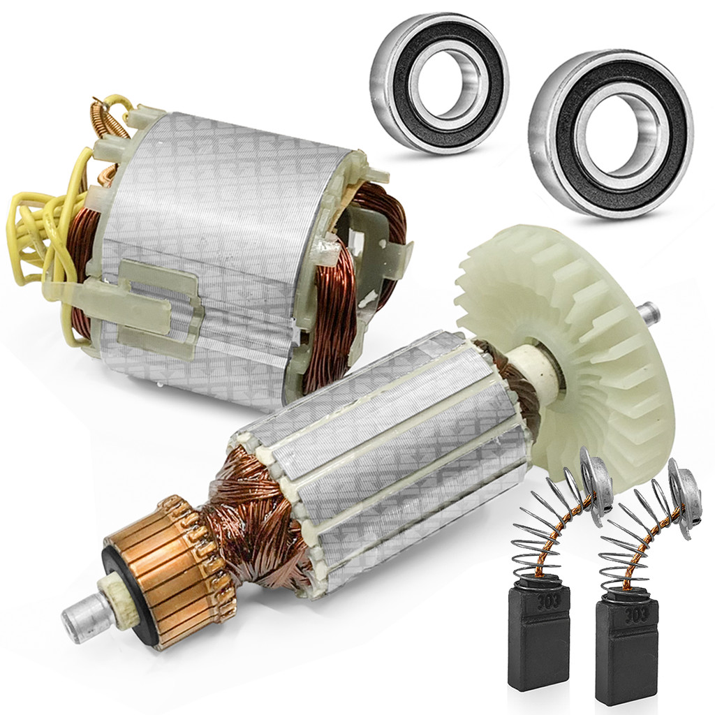 4100ns/nh2 110v Induzido  Bobina  Rolamento Carvão Para Serra Mármore