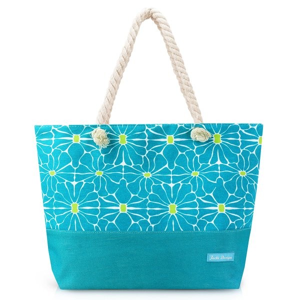 Bolsa de Praia Floral - Jacki Design
