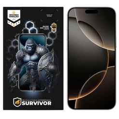 Película Protetora Fosca p/ iPhone 16 Pro Max com Aplicador - Survivor - Gshield