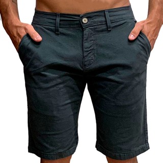 Bermuda Casual Masculina Algodão Cotton Com Bolsos Ogochi