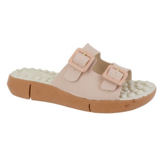 Chinelo Feminino Ortopédico Anatômico Papete Plataforma Birk Macia Confort Via Angel 56-2