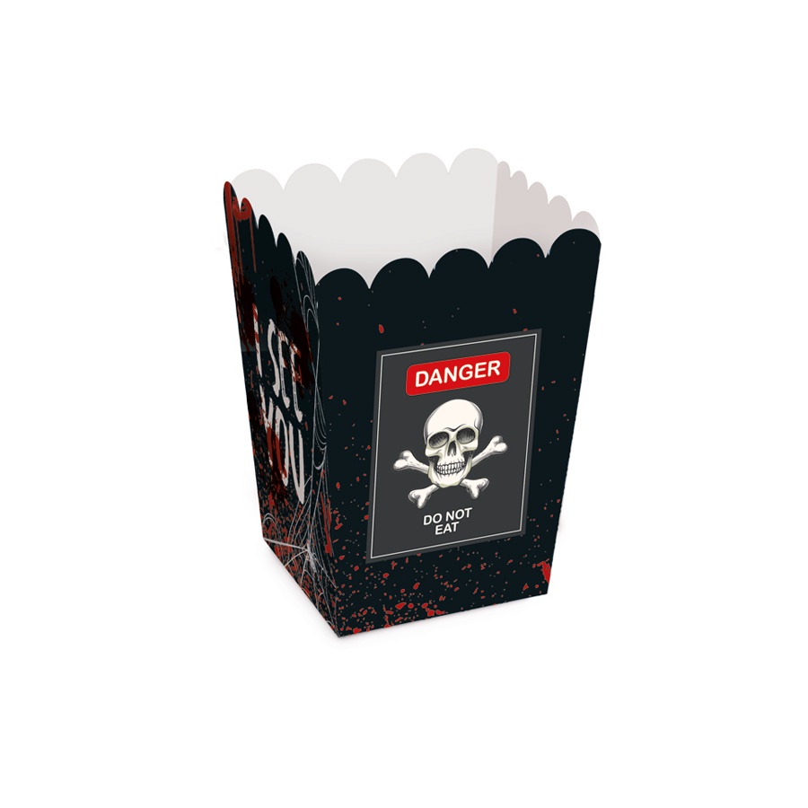 Caixa para Pipoca - Help Halloween - 10 unidades - Cromus - Rizzo