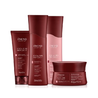 Kit Shampoo Condicionador Mascara Creme Color Reflect Amend