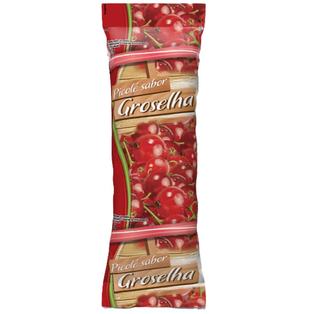Embalagem para Picolé Bopp 250g Sabor Groselha