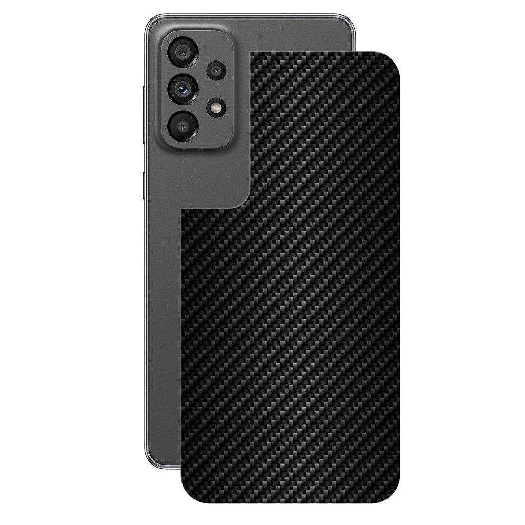 Película para Samsung Galaxy A73 5G - Traseira de Fibra de Carbono Preta - Gshield em Oferta na Shopee