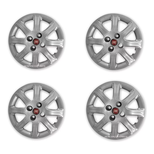 Jogo 4 Calotas para Fiat Palio Strada Trekking 2014 a 2016 Aro 14
