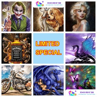 DOBUR | ?Baixo preço limitado?Pintura Diamante 5D Pintura de Diamante Kit de pintura de diamante 5D redondo/quadrado para adultos DIY conjunto completo de ornamentos de artesanato de arte Diamond Painting