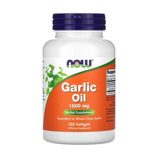 Now Foods Now Foods 250 Caps Garlic Oil 1500mg 1792