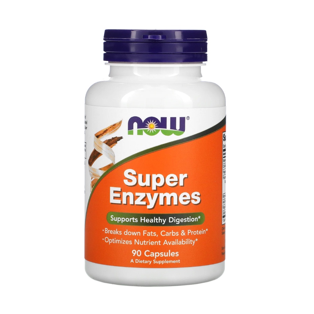 Now Foods Super Enzymes 90 Cápsulas No Brasil - Health