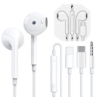 Fones De Ouvido Tipo-C De 3,5mm Com Redução De Ruído/Graves Hi-Fi