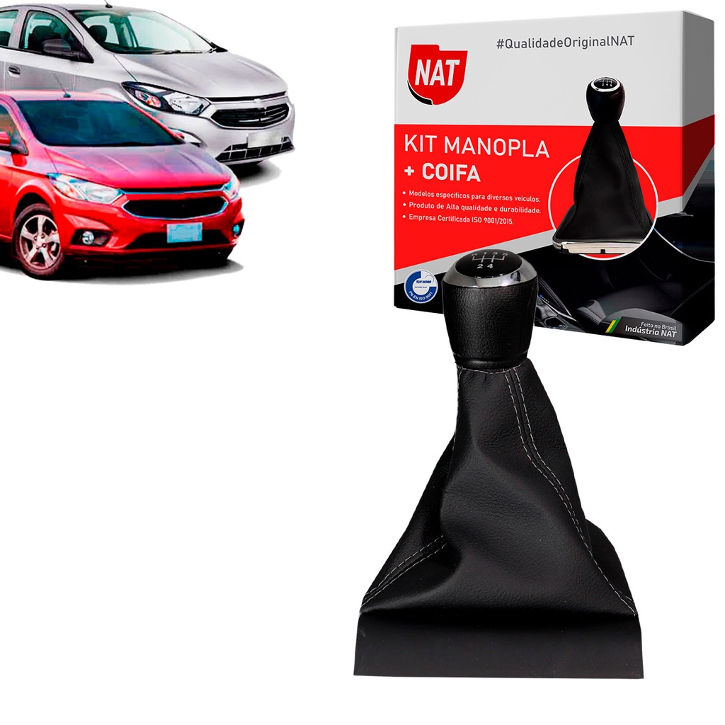 Manopla + Coifa Chevrolet Onix E Prisma 2013 Até 2019 - 5M em Oferta na Shopee