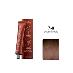Tintura Schwarzkopf Igora Color10 7.0 Louro Médio