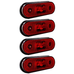4 Lanterna Lateral para Caminhão Carreta Facchini LED BIVOLT VM