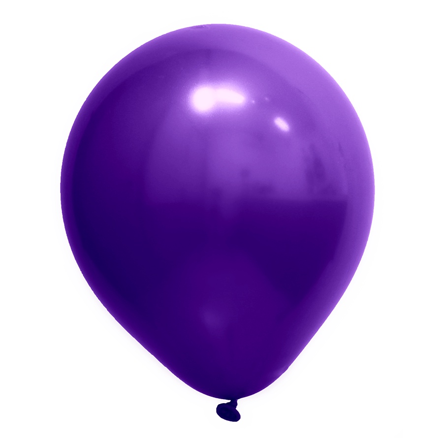 Balão de Festa Redondo Profissional Látex Cromado - Roxo - Art-Latex - Rizzo Balões - Home & Living
