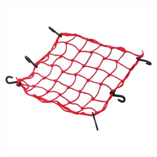 REDE ELASTICA ARANHA VERMELHA 35X35 MOTO BAGAGEIRO CAPACETE