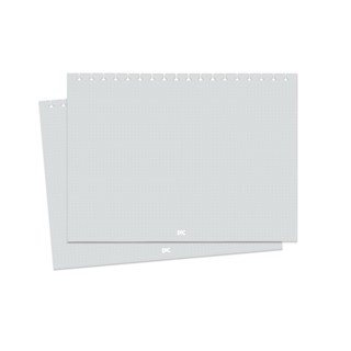 Refil Caderno Smart Universitário Horizontal Cinza DAC